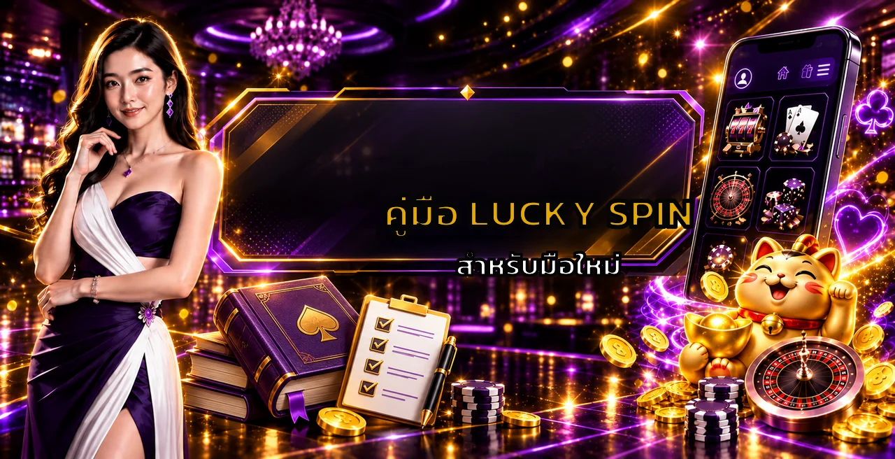 LUCKY SPIN คู่มือมือใหม่ สมัคร ทดลอง และฝากถอน
